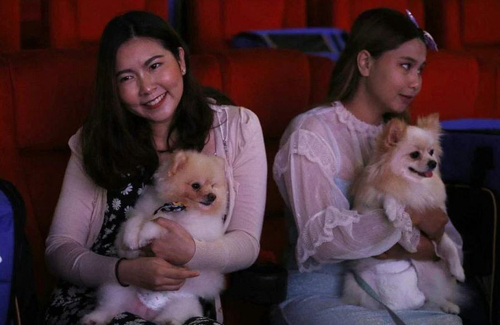 Thái Lan cho phép khách hàng mang thú cưng vào rạp phim - Ảnh 1.