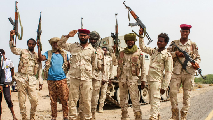 Lính đánh thuê Sudan tham chiến ở Yemen - Ảnh: middleeasteye.net