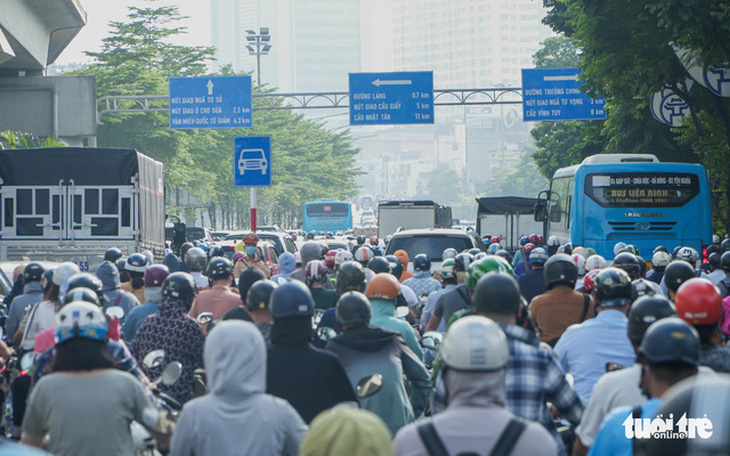 Hà Nội lại tính cấm xe máy vào nội đô vào năm 2030