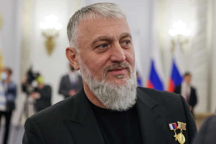 Ông Adam Delimkhanov, một chỉ huy của lực lượng Chechnya đang chiến đấu ở Ukraine và là thành viên Quốc hội Nga - Ảnh: REUTERS