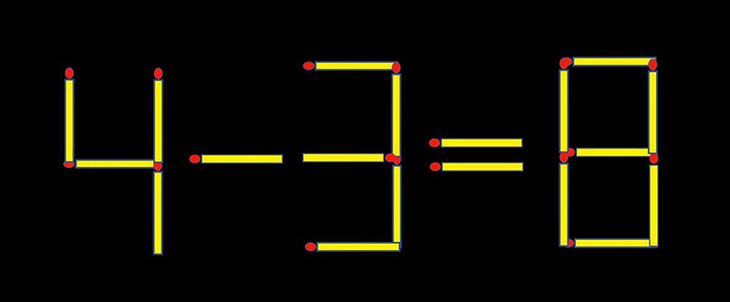 Thử tài IQ với bài toán di chuyển que diêm tìm phép tính đúng (P10) - Ảnh 4.