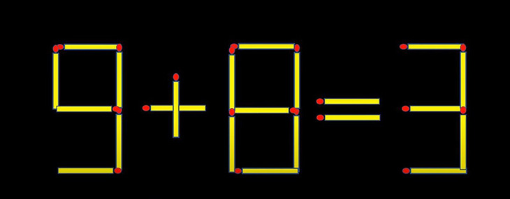 Thử tài IQ với bài toán di chuyển que diêm tìm phép tính đúng (P10) - Ảnh 7.