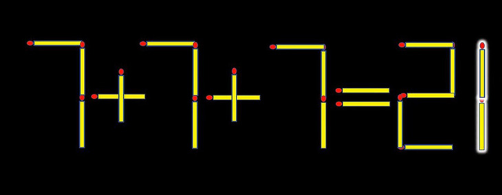 Thử tài IQ với bài toán di chuyển que diêm tìm phép tính đúng (P9) - Ảnh 3.