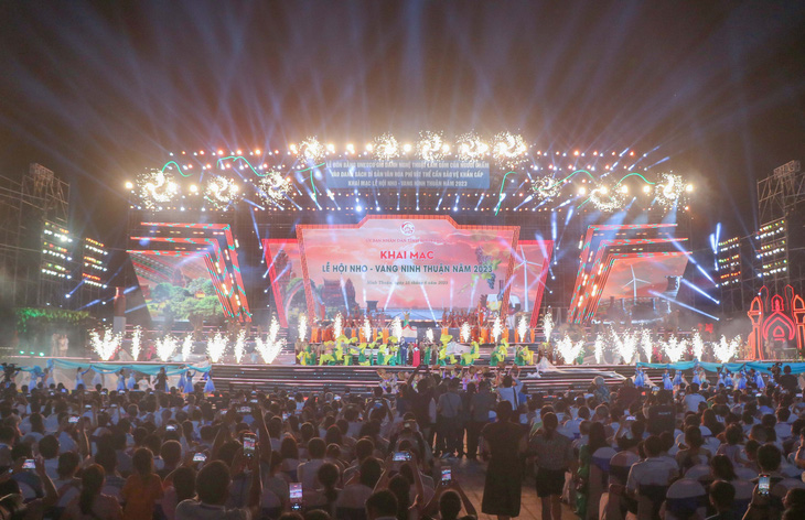 Chủ tịch nước dự Lễ hội nho - vang Ninh Thuận - Ảnh 3.