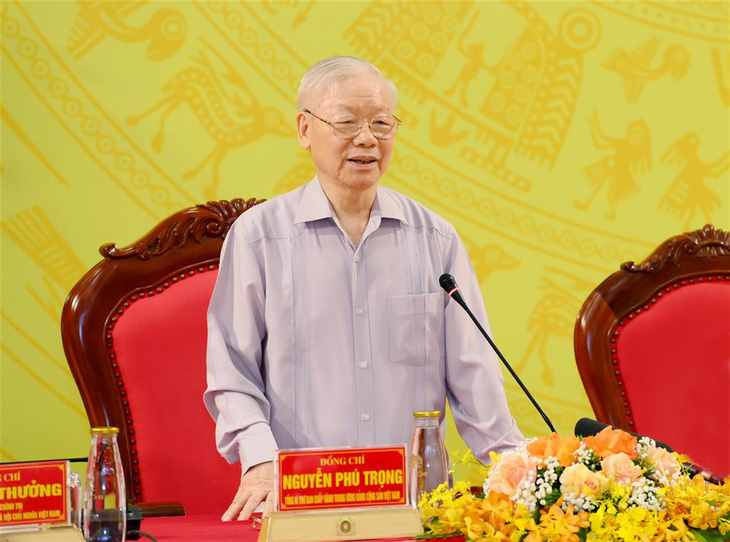 Tổng bí thư Nguyễn Phú Trọng: Đảng ủy Công an Trung ương dám nghĩ, dám làm - Ảnh 1.