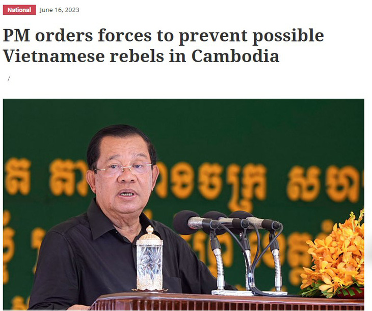 Thủ tướng Hun Sen yêu cầu kiểm tra dọc biên giới tìm nghi phạm tấn công 2 trụ sở xã ở Đắk Lắk - Ảnh 1.