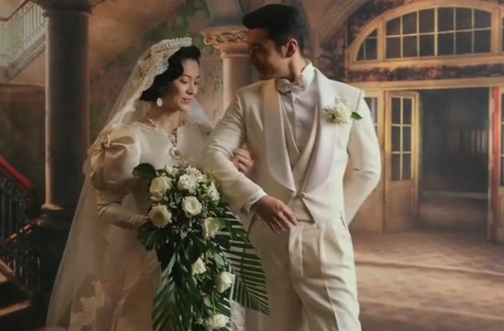 Ảnh cưới cũ Song Hye Kyo và Huỳnh Hiểu Minh bất ngờ hot trở lại - Ảnh 5.