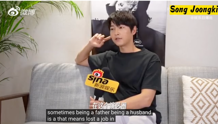 Dậy sóng với phát ngôn của Song Joong Ki: Làm cha đồng nghĩa với mất việc - Ảnh 3.