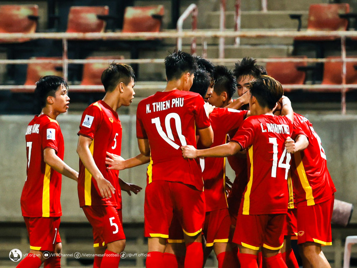 Bàn thắng đẹp của Long Vũ không đủ giúp U17 Việt Nam giành chiến thắng - Ảnh: VFF