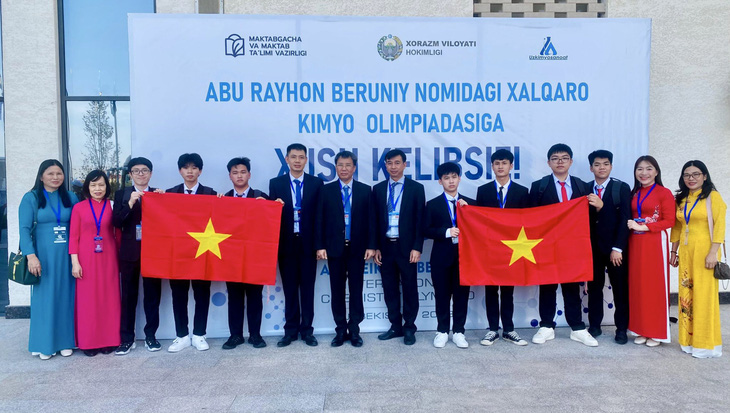 Đội Việt Nam thắng lớn tại Olympic hóa học quốc tế - Ảnh 1.