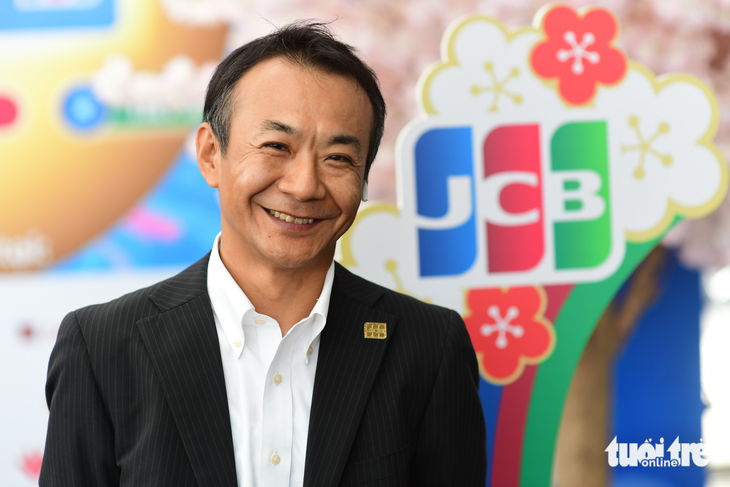 Ông Kazuma Shukuin - trưởng đại diện JCB Việt Nam - Ảnh: QUANG ĐỊNH