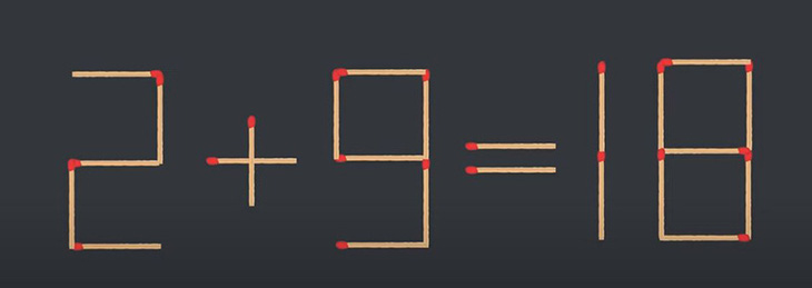 Thử tài IQ với bài toán di chuyển que diêm tìm phép tính đúng (P11) - Ảnh 7.