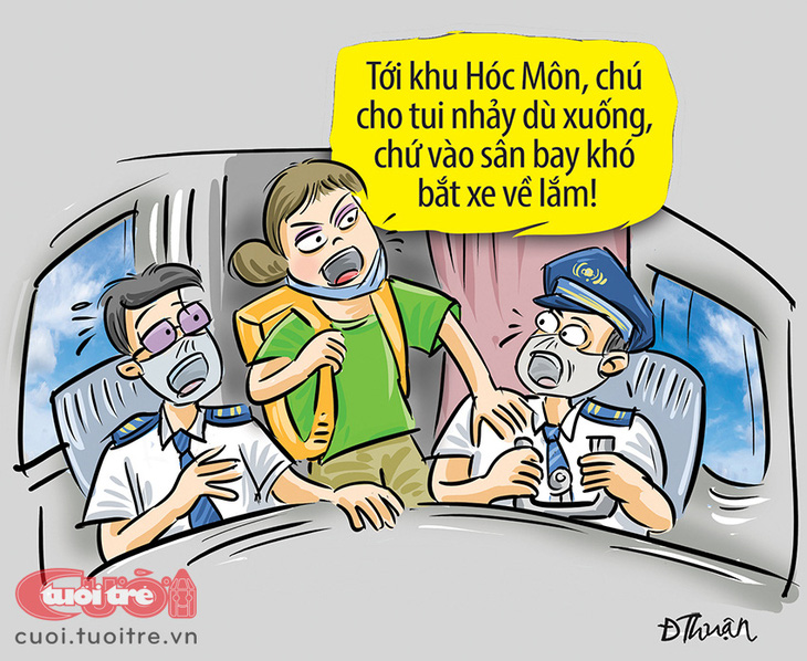 Hành khách đòi nhảy dù xuống Hóc Môn, quyết không đi taxi Tân Sơn Nhất - Ảnh 1.