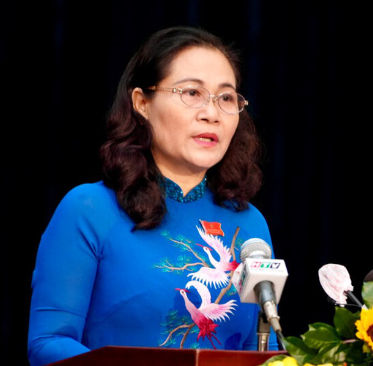 Bà Nguyễn Thị Lệ - phó bí thư Thành ủy, chủ tịch HĐND TP.HCM