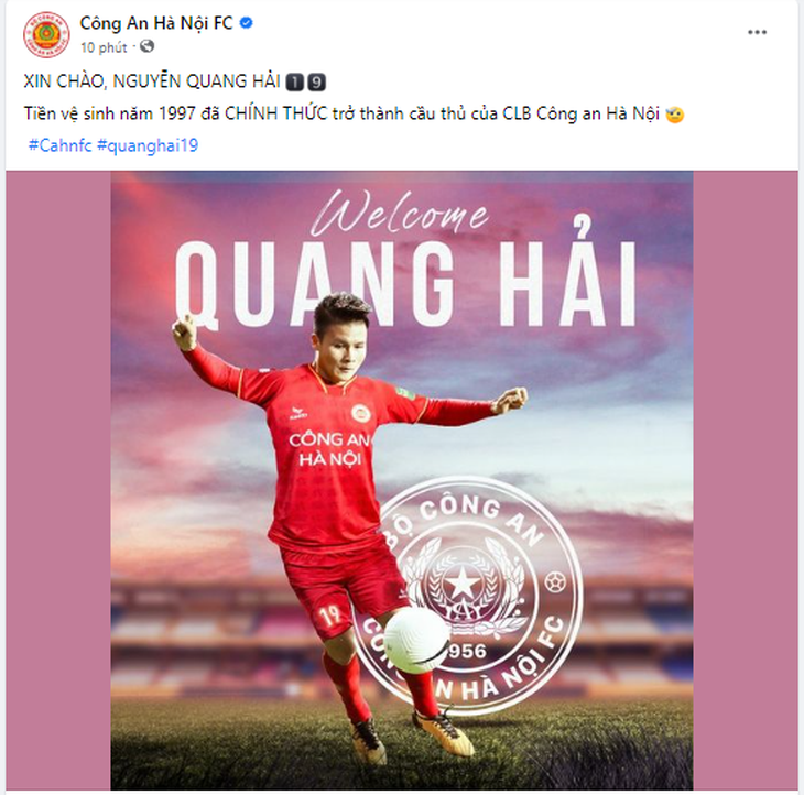 Sáng mai, Quang Hải ký với CLB Công An Hà Nội, hưởng lương cao top 3 - Ảnh 1.