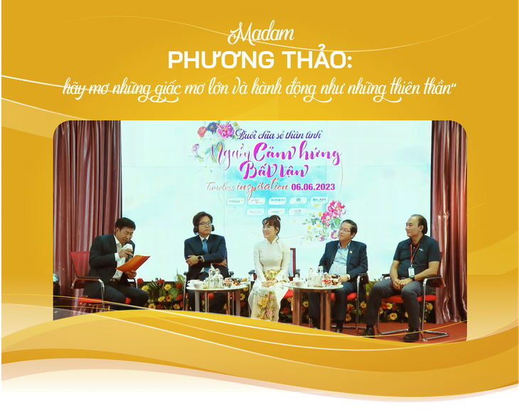 Talkshow nhân dịp sinh nhật tỉ phú Nguyễn Thị Phương Thảo - Ảnh: HDB