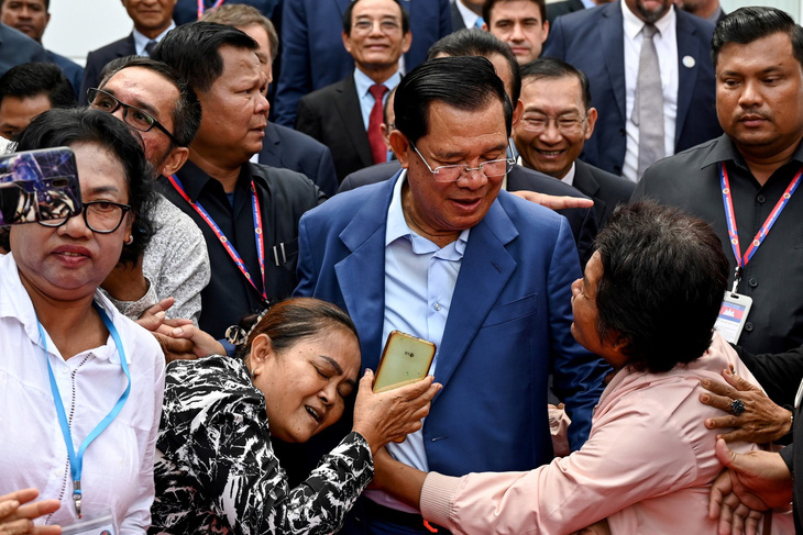 Thủ tướng Campuchia Hun Sen - Ảnh: AFP