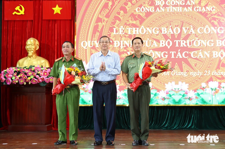 Bộ Công an điều động hai phó giám đốc Công an tỉnh An Giang - Ảnh 2.