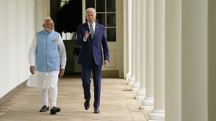 Ông Modi khen ông Biden ăn nói nhỏ nhẹ nhưng hành động mạnh mẽ - Ảnh 2.