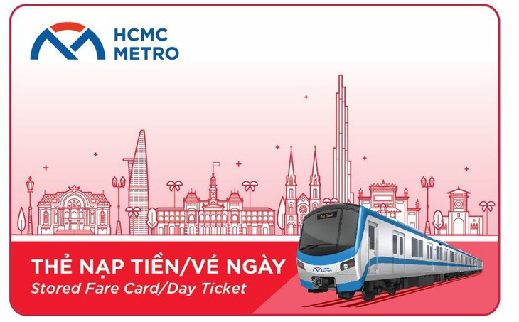 Công bố mẫu thẻ đi metro số 1 TP.HCM