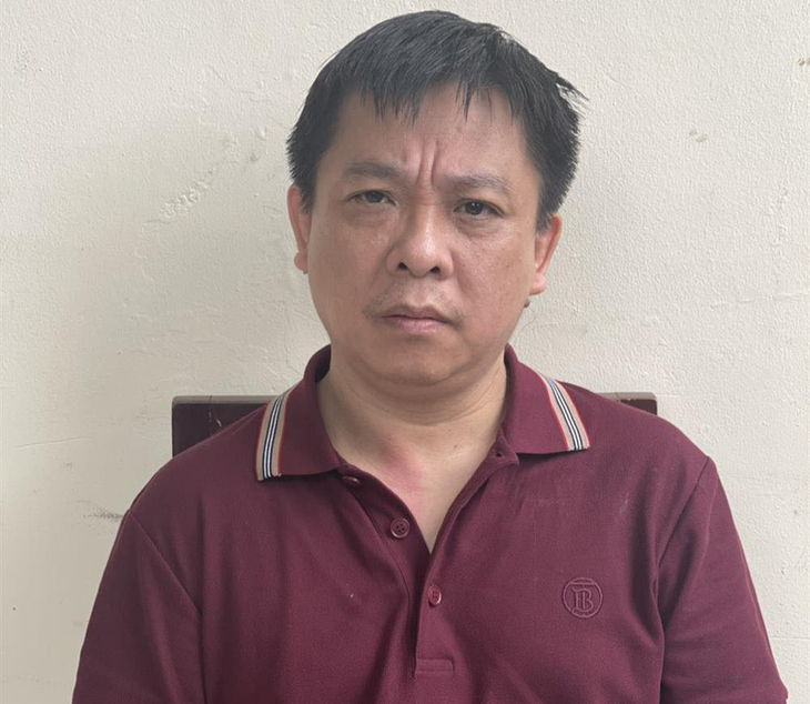Ông Nguyễn Ngọc Phương, chủ tịch hội đồng quản trị Công ty cổ phần vàng Phú Cường - Ảnh: Bộ Công an