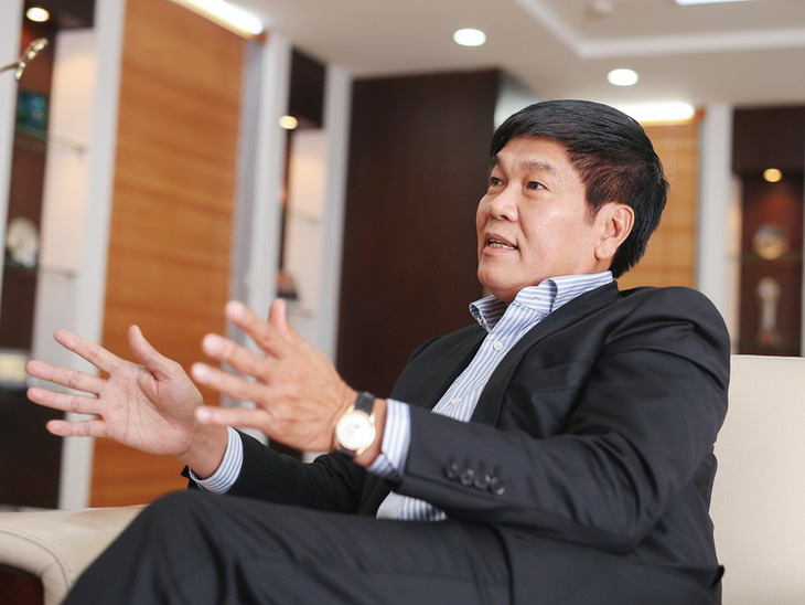 Chủ tịch Hòa Phát Trần Đình Long vươn lên vị trí số 1 của bảng xếp hạng doanh nhân giàu nhất thị trường - Ảnh: Hòa Phát