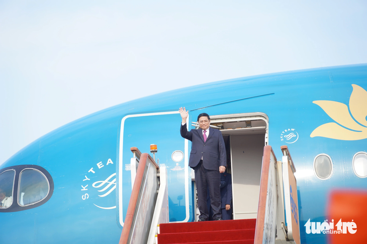 Thủ tướng Phạm Minh Chính thăm chính thức Trung Quốc - Ảnh: NGỌC AN 