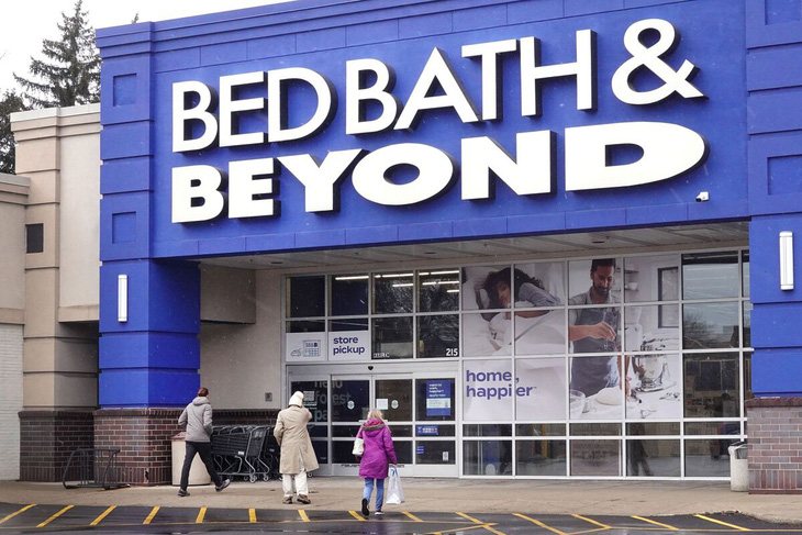 Công ty chuyên bán hàng chăm sóc cá nhân Mỹ "Bed Bath and Beyond" vỡ nợ, nộp đơn xin phá sản tháng 4-2023 - Ảnh: GETTY IMAGES