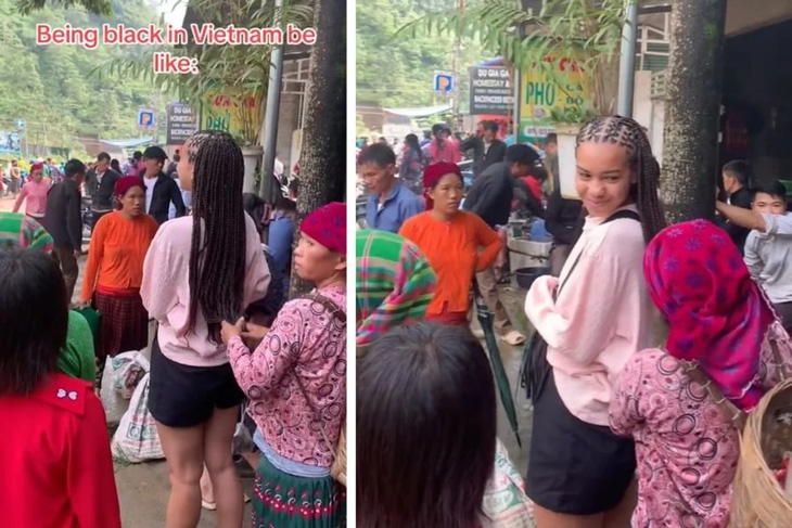 Người Việt mê mẩn mái tóc bím của cô gái da màu - Ảnh 1.