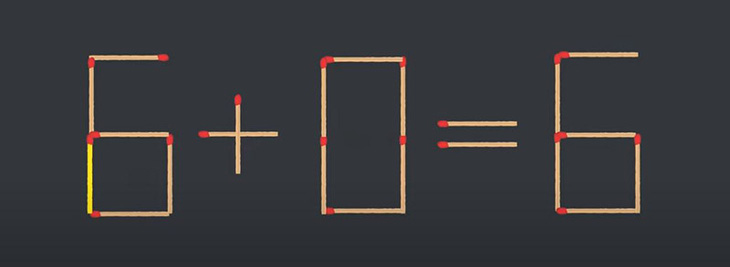 Thử tài IQ: Di chuyển hai que diêm để 0+7=6 thành phép tính đúng - Ảnh 9.