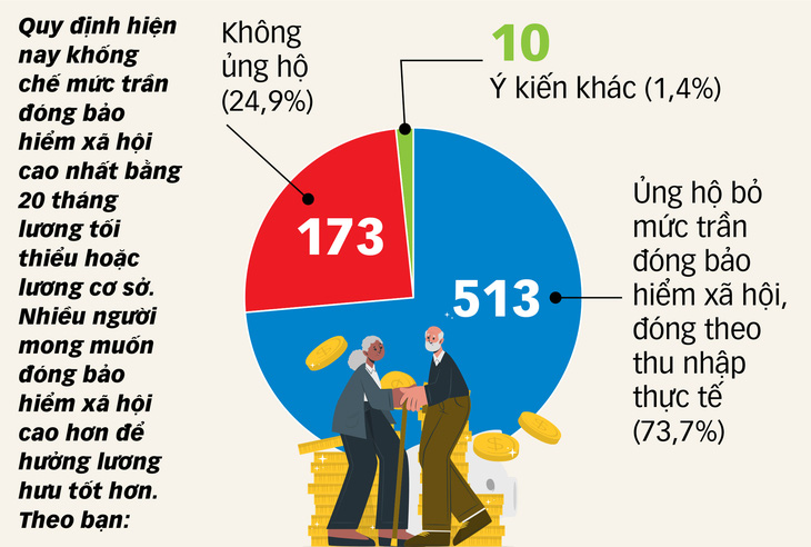 Để lương hưu cao hơn, mức đóng bảo hiểm phải linh hoạt - Ảnh 2.