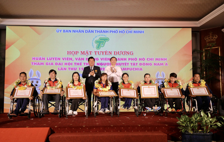 VĐV khuyết tật TP.HCM dự ASEAN Para Games 12 được thưởng hơn 11 tỉ đồng - Ảnh 4.