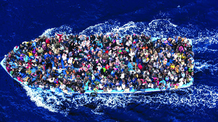 Mục đích của những người tị nạn này không phải là thám hiểm biển khơi. Ảnh: Daryo.uz