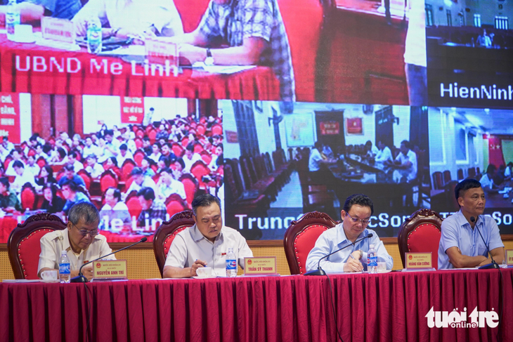 Chủ tịch Hà Nội: Chậm một ngày là lãnh đạo huyện phải gọi cho đỏ máy lên - Ảnh 1.