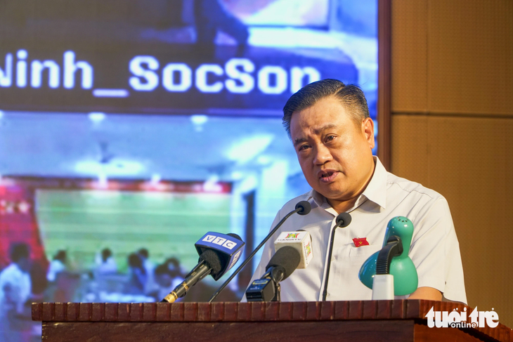 Chủ tịch Hà Nội: Chậm một ngày là lãnh đạo huyện phải gọi cho đỏ máy lên - Ảnh 2.