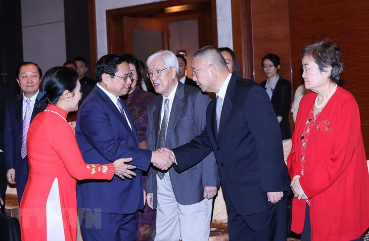 Thủ tướng Phạm Minh Chính gặp các nhân sĩ hữu nghị Trung Quốc - Ảnh 3.