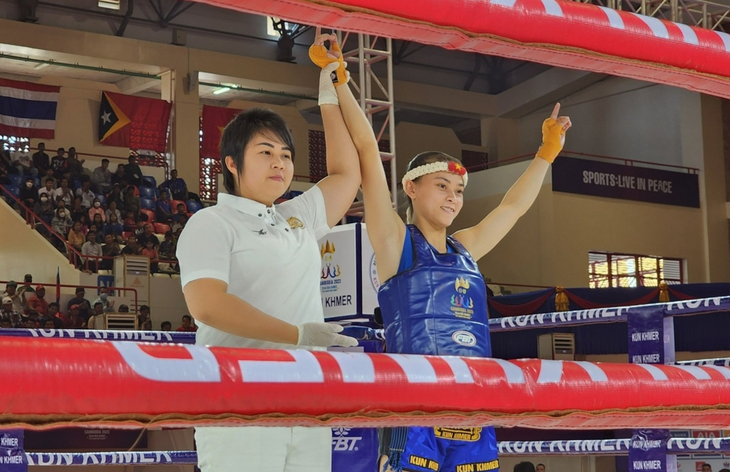 Hai võ sĩ muay Việt Nam tranh đai WBC MuayThái quốc tế - Ảnh 3.