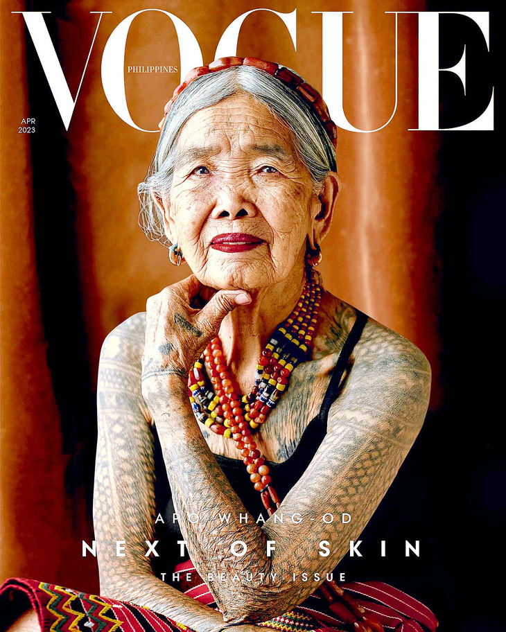 Hình ảnh trang bìa ấn phẩm phát hành tháng 4-2023 của tạp chí thời trang Vogue Philippines - Ảnh: Vogue