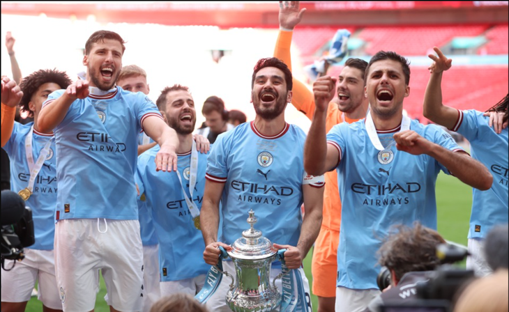 Thủ quân Gundogan của Man City bị thiếu huy chương FA Cup - Ảnh 1.