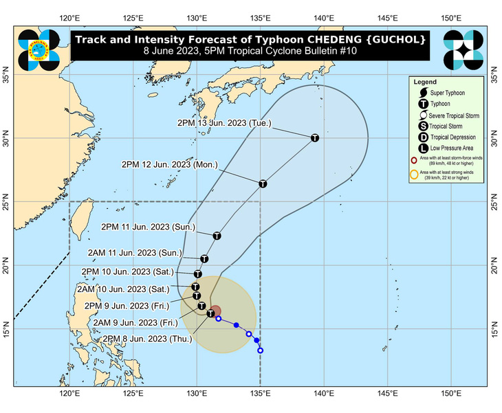 Vùng áp thấp đang mạnh thêm, xuất hiện bão ngoài khơi Philippines - Ảnh 3.