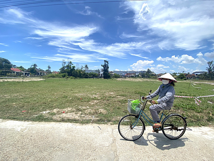 Một góc khu vực dự án khu dân cư làng chài Điện Dương - Ảnh: L.TRUNG