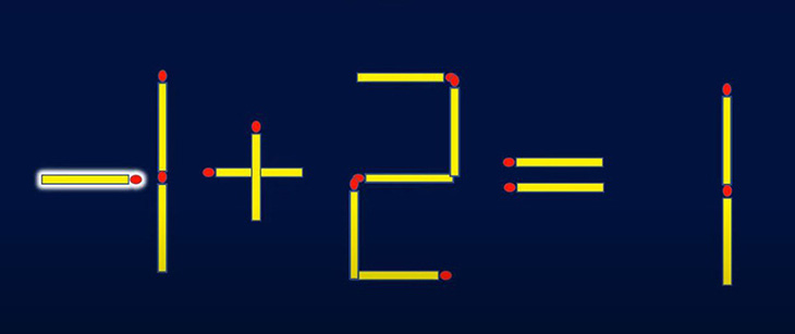 Di chuyển một que diêm để 1+2=7 thành phép tính đúng - Ảnh 3.