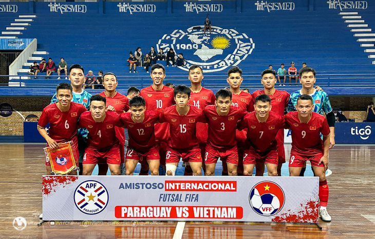 Tuyển futsal Việt Nam thua Paraguay trước khi sang Argentina - Ảnh 2.