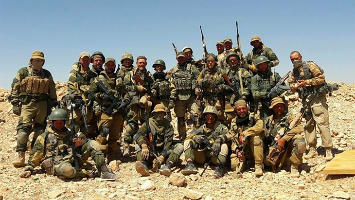 Lính đánh thuê Wagner ở Syria Ảnh: SBU