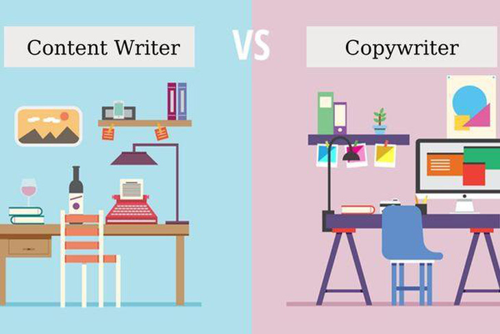 Những điểm khác nhau của Content Writer và Copywriter - Ảnh: Internet