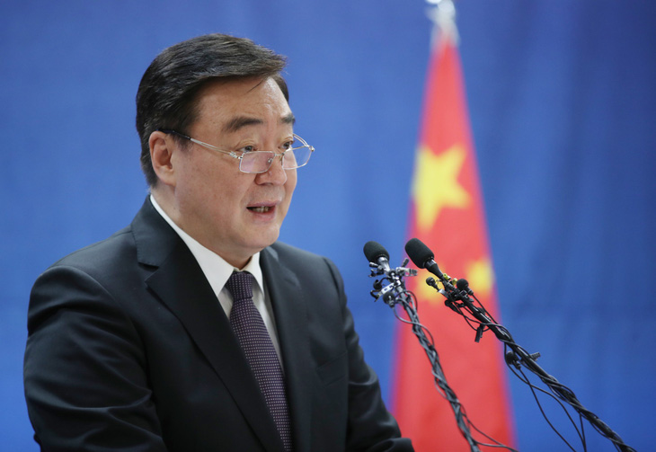 Ông Xing Haiming, đại sứ Trung Quốc tại Hàn Quốc, người vừa có những phát ngôn làm dậy sóng quan hệ hai nước - Ảnh: DPA