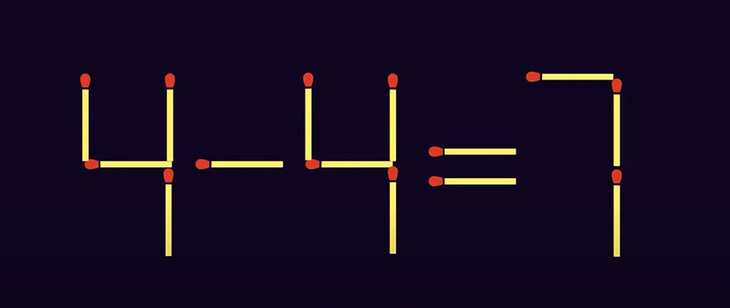 Thử tài IQ: Di chuyển hai que diêm để phép tính 0+7=6 thành đúng - Ảnh 7.