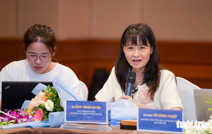 Bà Đặng Thanh Huyền, phó trưởng Văn phòng Tiêm chủng mở rộng quốc gia - Ảnh: NAM TRẦN