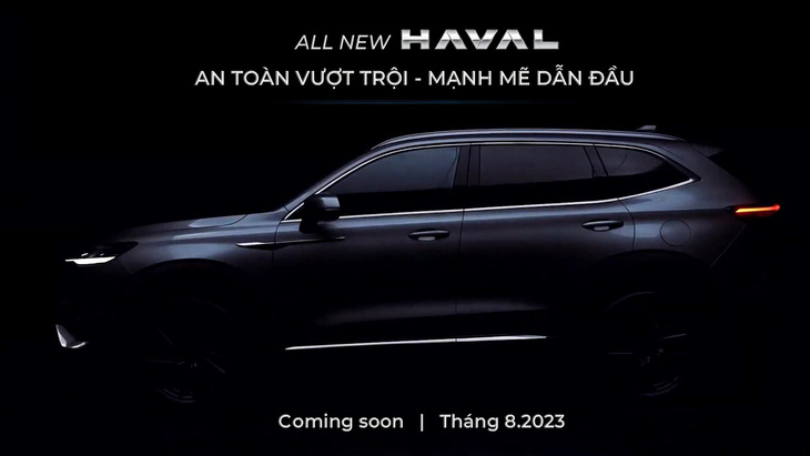 Haval H6 Hybrid sẽ được trình làng vào tháng 8 tới đây