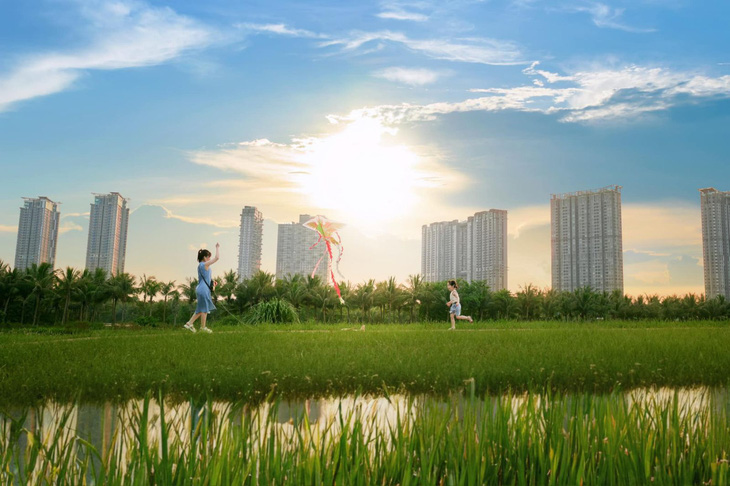 Khu đô thị xanh Ecopark trở thành lựa chọn của hàng nghìn người dân Hà Nội và vùng lân cận